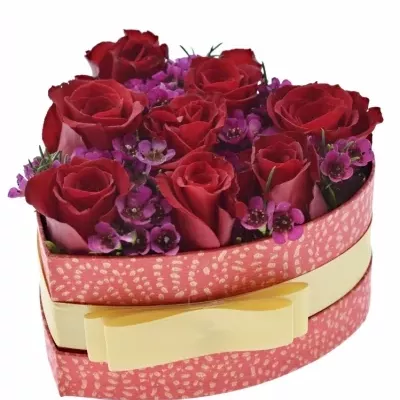 Míchaná krabička  květin ORESTA 15x8cm