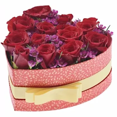 Míchaná krabička  květin ORESTA 19x9cm