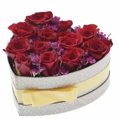 Míchaná krabička  květin ORESTA 19x9cm