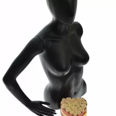 Krabička růží JANA červená 15x8cm