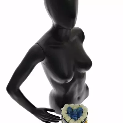 Krabička růží MARIETTANA mondrá 15x8cm