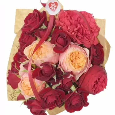 Míchaná kytice 10 ks ABRASHA 30cm