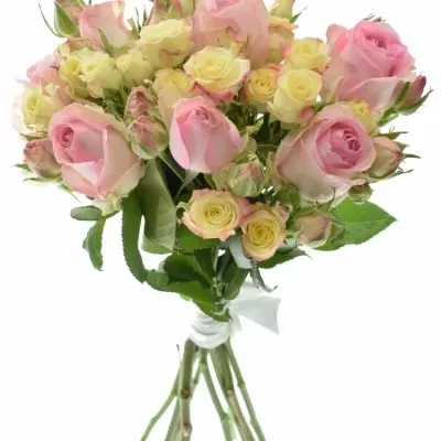 Kytice 10 trsových růží CHRISTIANNA Ø20cm