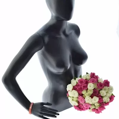 Kytice 100  květů růží ODETA