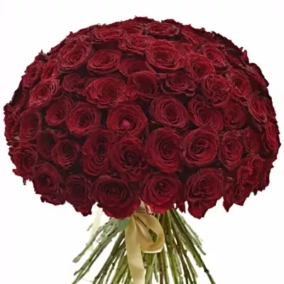 Kytice 100 červených růží ABBA