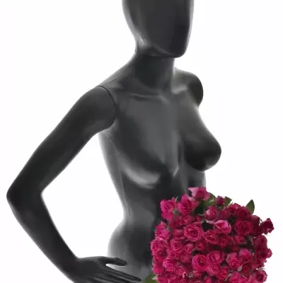 Kytice 100+ květů růží PURPLE IRISCHKA