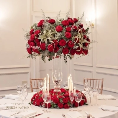 Kytice 100 luxusních růží RED NAOMI! 90cm