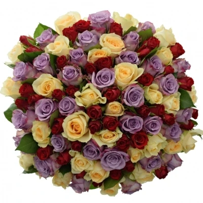 Kytice 100 míchaná BLUE AGATA 40cm