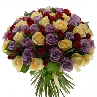 Kytice 100 míchaná BLUE AGATA 40cm