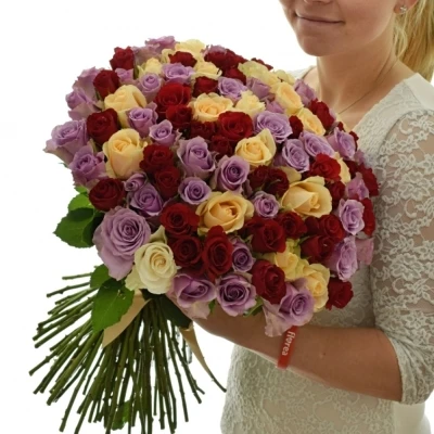 Kytice 100 míchaná DEVORAH 40cm