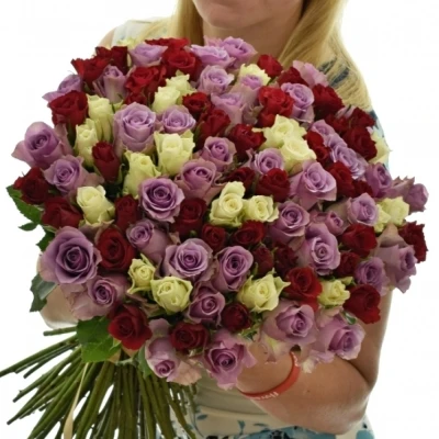 Kytice 100 míchaná DEVORIA 40cm