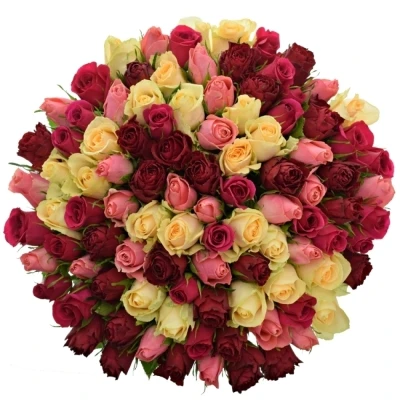 Kytice 100 míchaná LILA MELORA 50cm