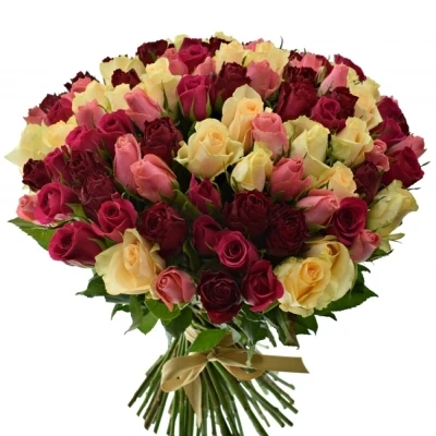 Kytice 100 míchaná LILA MELORA 50cm