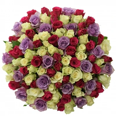 Míchaná kytice 100 ks RONI 50 cm