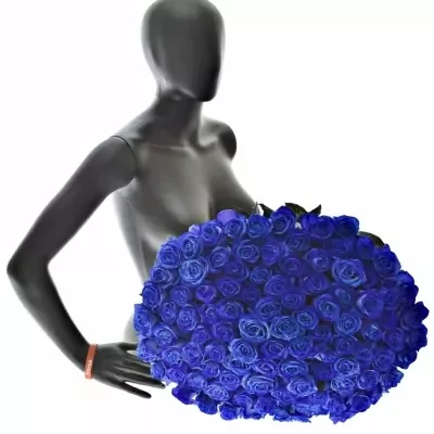 Kytice 100 modrých růží Blue Vendela