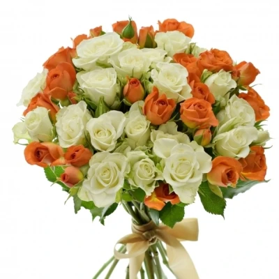 Kytice 15 míchaná BABE FLAKE 50cm ø15cm