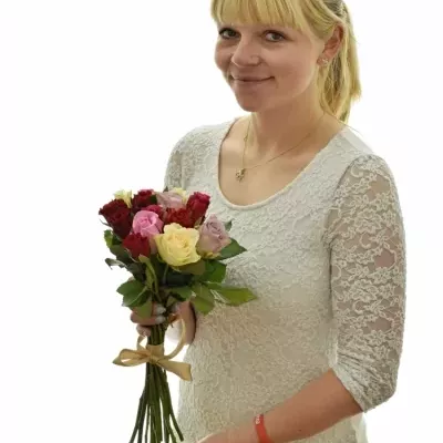 Kytice 15 míchaná DEVINIE 40cm