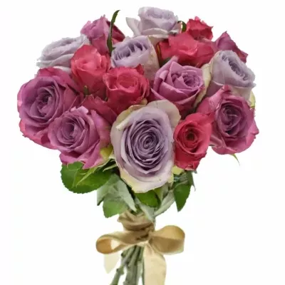 Kytice 15 míchaných růží DARIELLA 40cm