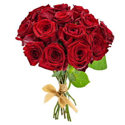 Kytice 15 rudých růží RED NAOMI! 30cm