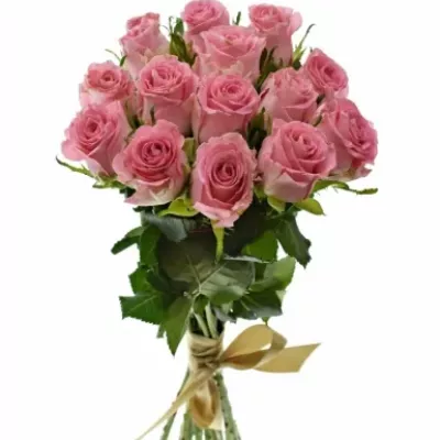 Kytice 15 růžových růží SEDUCTIVE@ 50 cm