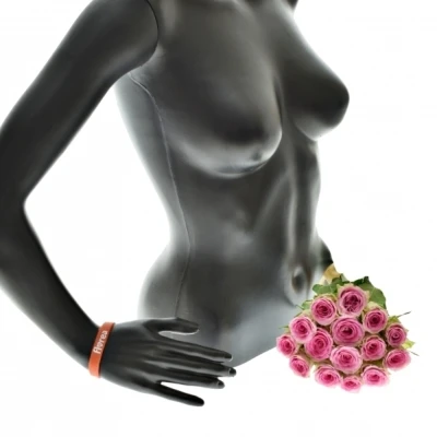 Kytice 15 růžových růží TIMES SQUARE