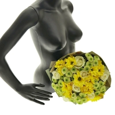 Kytice 17 míchaná DANILA 40cm ø30cm