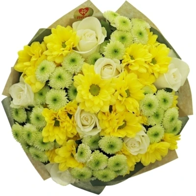 Kytice 17 míchaná DANILA 40cm ø30cm