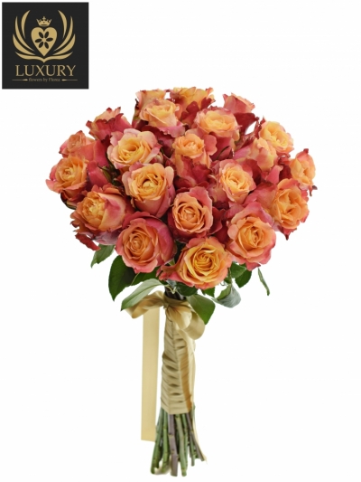 Kytice 21 luxusních růží 3D 50cm