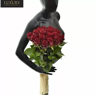 Kytice 21 luxusních růží RED LION 50cm