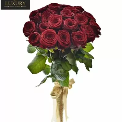 Kytice 21 luxusních růží RED NAOMI! 80cm