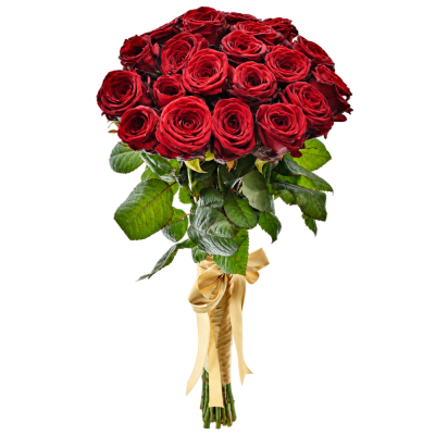 Kytice 21 luxusních růží RED NAOMI! 80cm