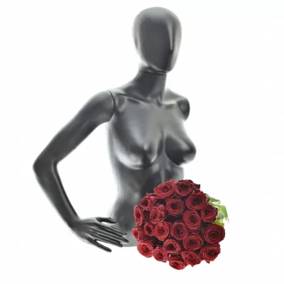 Kytica 21 luxusných ruží RED NAOMI! 50cm