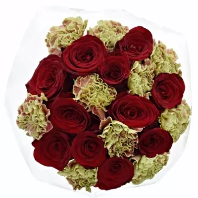 Míchaná kytice 21 ks RIONNA ø30cm