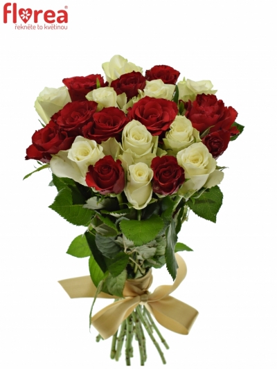 Kytice 21 míchaných růží AGATHA 50cm