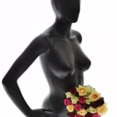 Kytice 21 míchaných růží AMALGITH