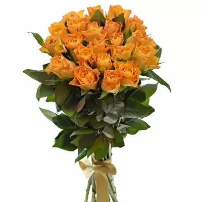 Kytice 21 oranžových růží MARIE-CLAIRE! 60cm