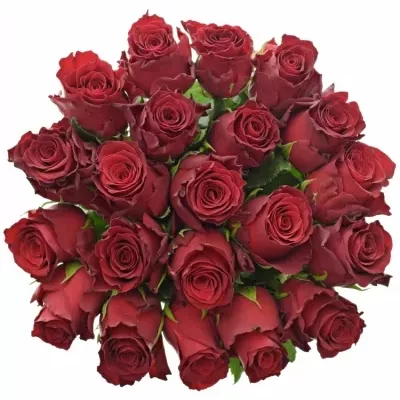 Kytica 21 červených ruží RHODOS 70cm