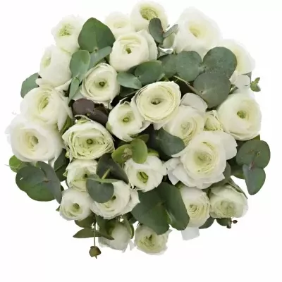 Míchaná kytice 25 ks BIANCA 40cm