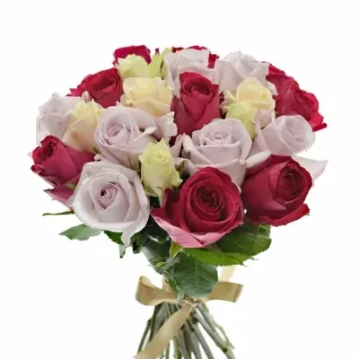 Kytice 25 míchaných růží LORRIESS