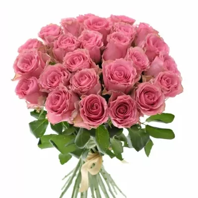 Kytice 25 růžových růží LOVELY RHODOS