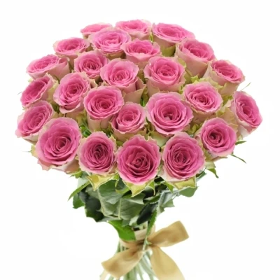 Kytice 25 růžových růží TIMES SQUARE