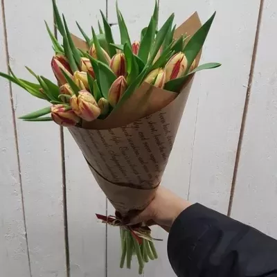 Kytice 25 tulipánů GRAND PERFECTION-papír