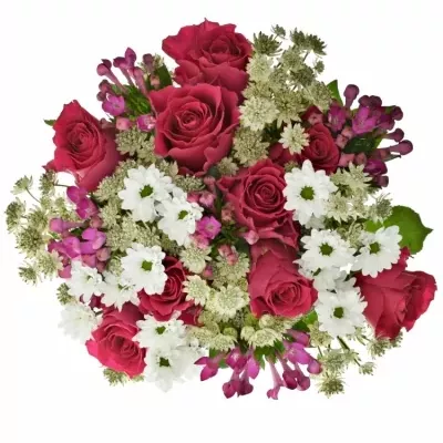 Míchaná kytice 28 ks AGHNA ø20cm