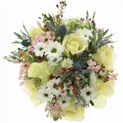 Míchaná kytice 28 ks AGNES ø20cm