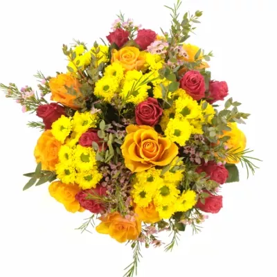 Míchaná kytice 33 ks LYDEA 50cm