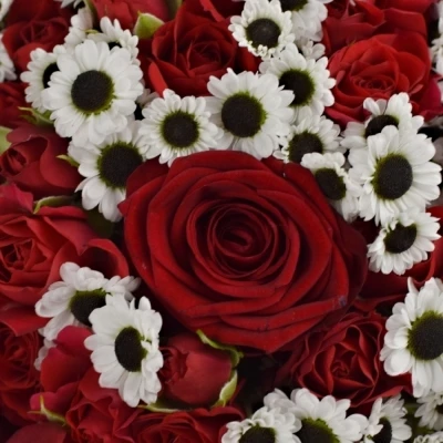 Kytice 35 míchaná RED MELANIA 40cm