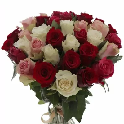 Kytice 35 míchaných růží RADWAN 50cm