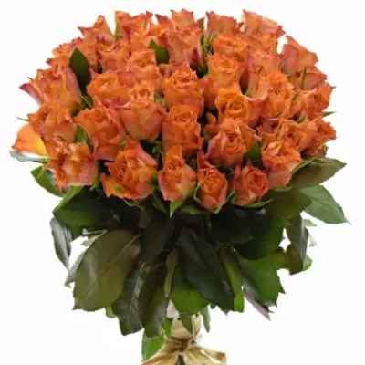 Kytice 35 oranžových růží MARIYO! 50cm