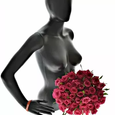 Kytice 35 růžových růží CANDIDATE!