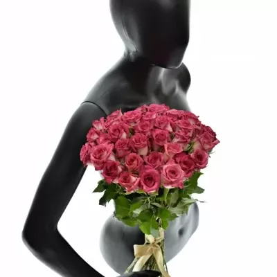 Kytice 35 žíhaných růží CLARION 40cm